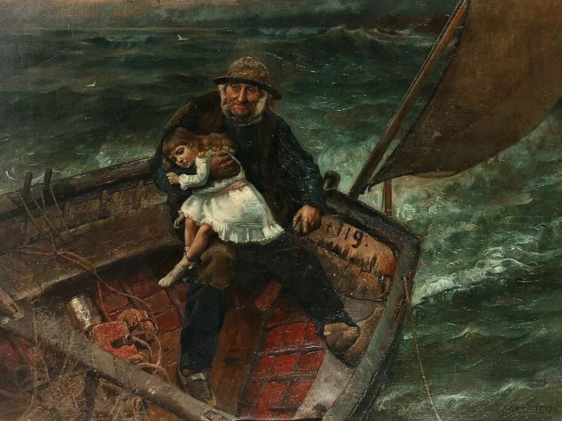 1850-Edmond de Palézieux - La nave di soccorso